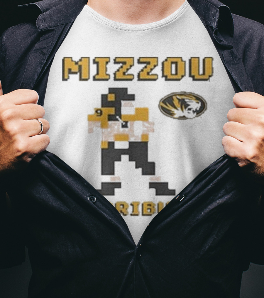Mizzou B.Pribula 8-Bit Missouri Tigers T-Shirt