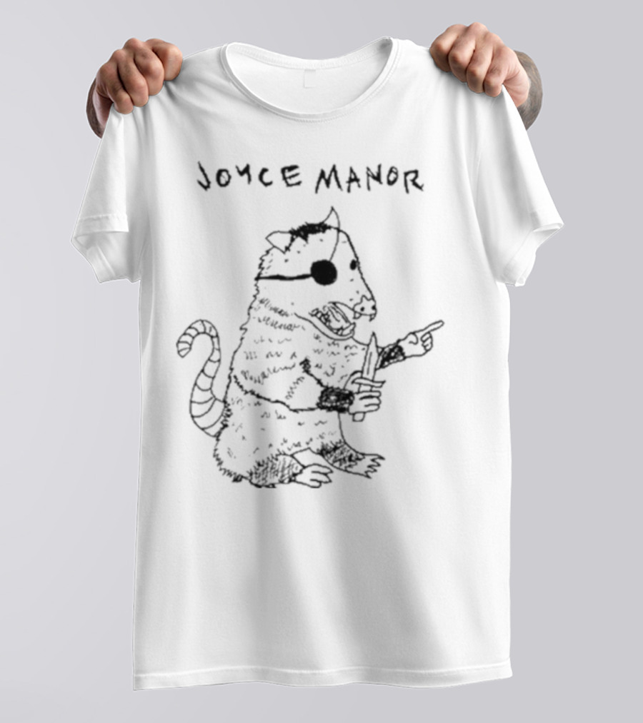Joyce Manor Opossum With Eyepatch And Knife T-Shirt