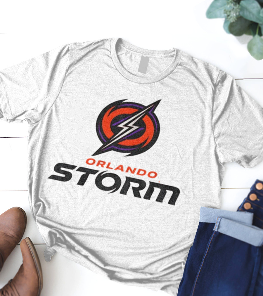 Orlando Storm 2025 Electric Symbol Crest T-Shirt