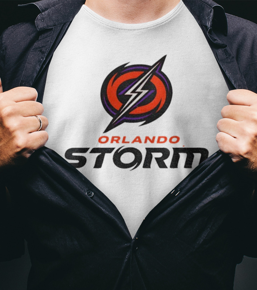 Orlando Storm 2025 Electric Symbol Crest T-Shirt