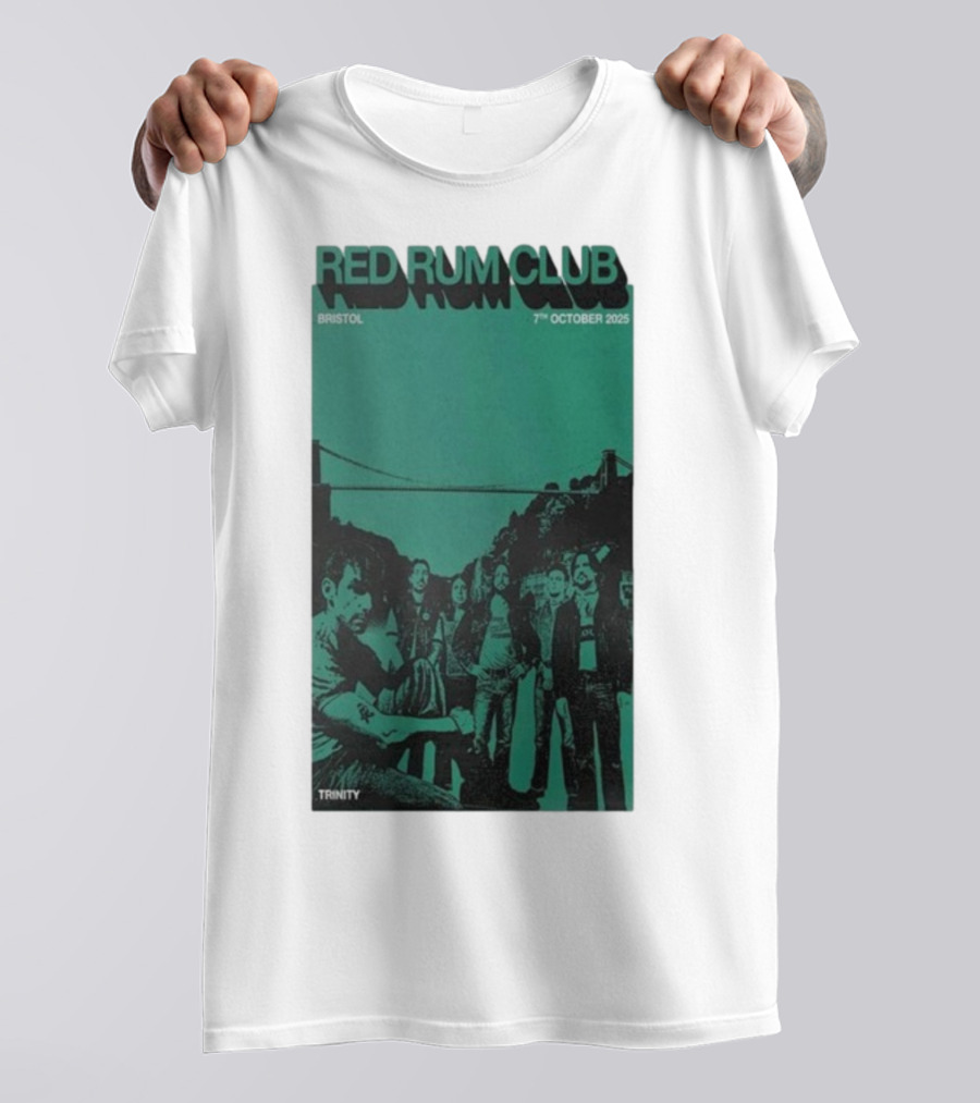 Red Rum Club Bristol Trinity 7th October 2025 Concert T-Shirt