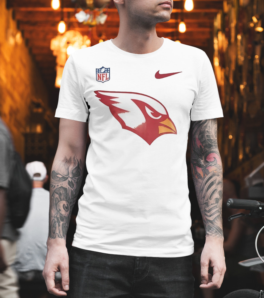 Arizona Cardinals NFL 105 Years Legacy Nike Team Logo T-Shirt
