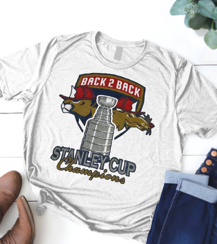 Back 2 Back Florida Panthers Stanley Cup Champions T-Shirt