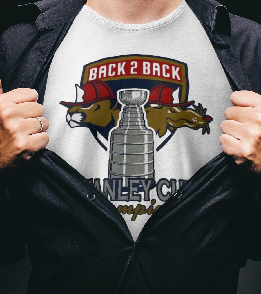 Back 2 Back Florida Panthers Stanley Cup Champions T-Shirt