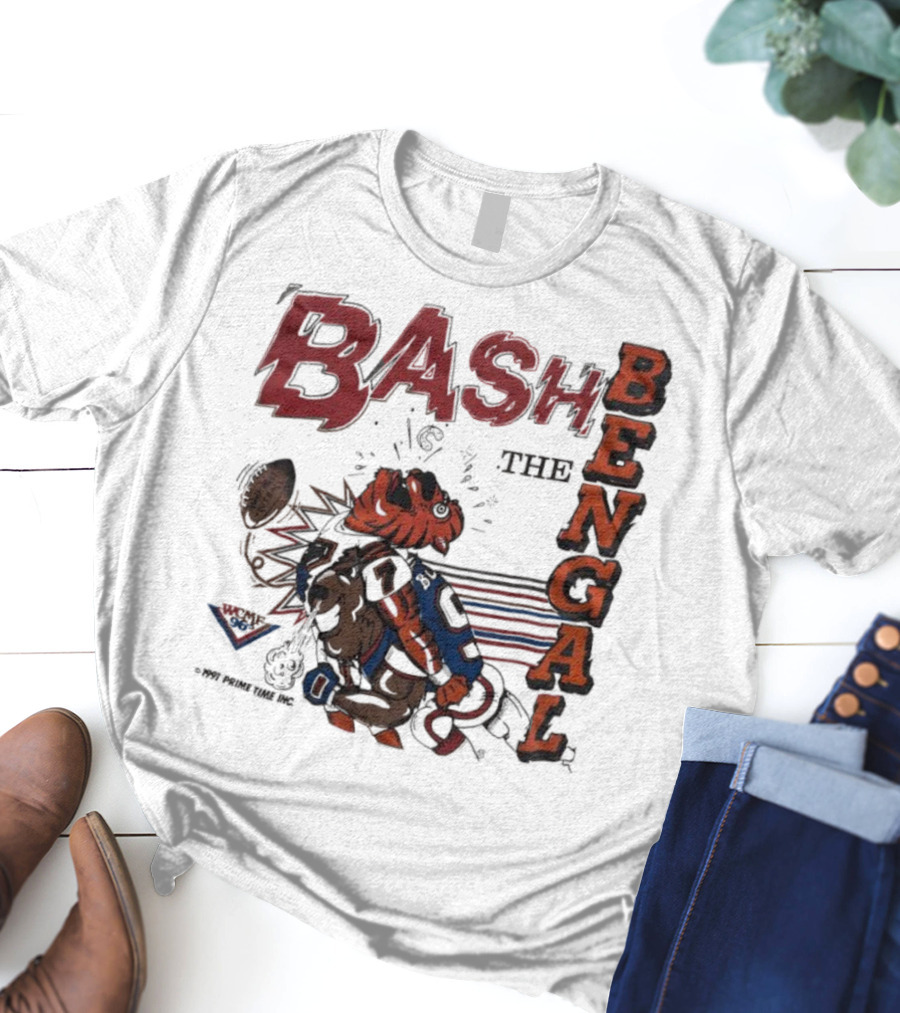 Bash The Bengal Football Rivalry Action T-Shirt