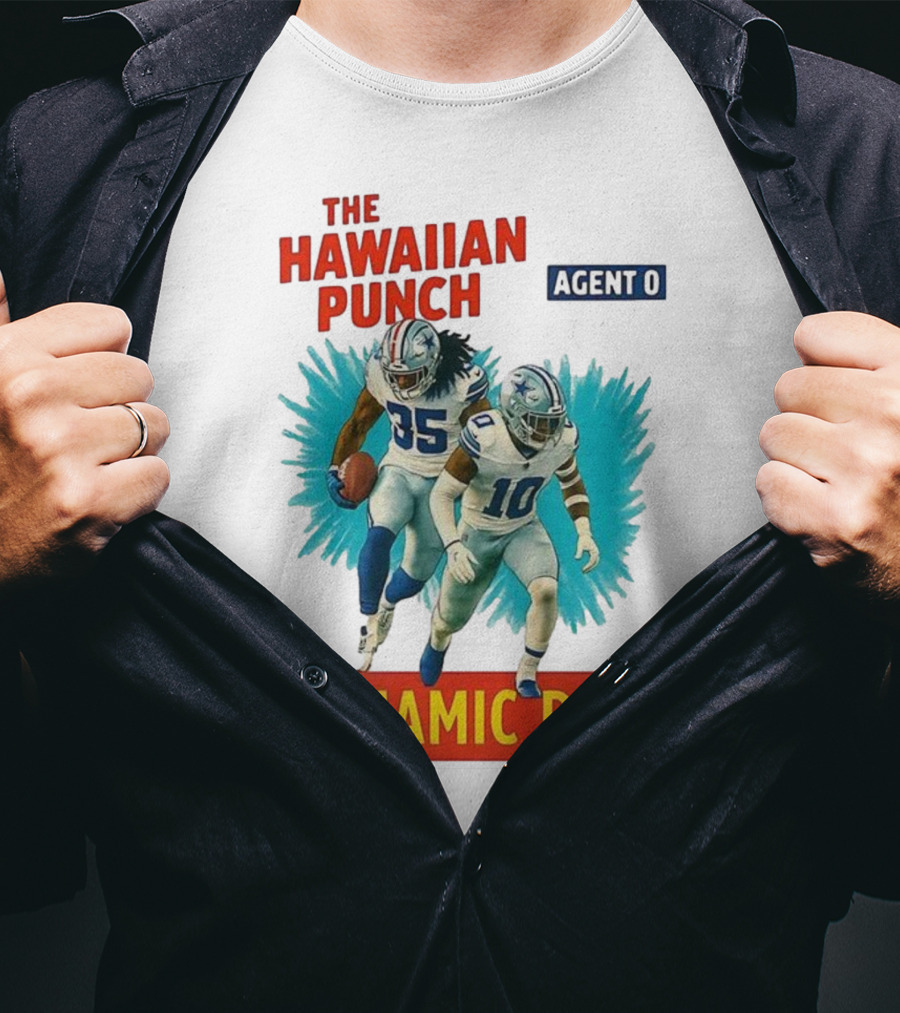 The Hawaiian Punch Agent O Dynamic Duo Dallas Cowboys Football T-Shirt