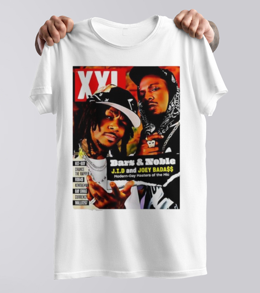 XXL Magazine JID Joey Badass Bars & Noble Modern-Day Masters Of The Mic T-Shirt