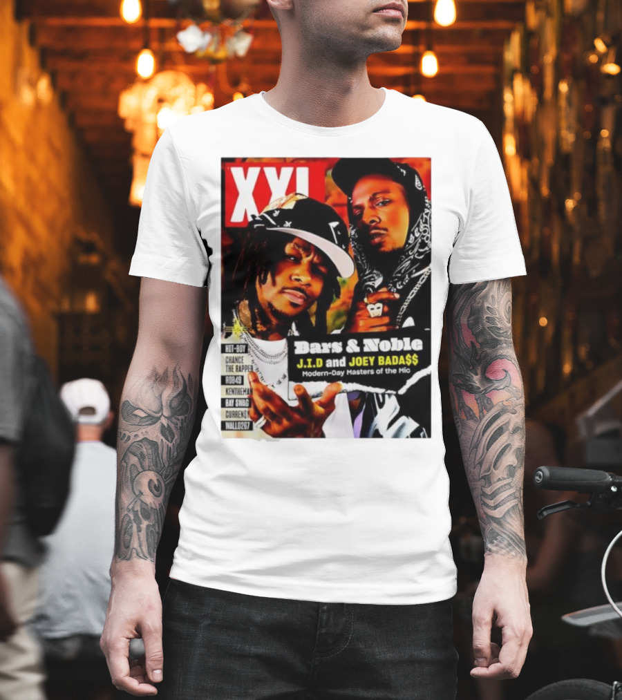 XXL Magazine JID Joey Badass Bars & Noble Modern-Day Masters Of The Mic T-Shirt