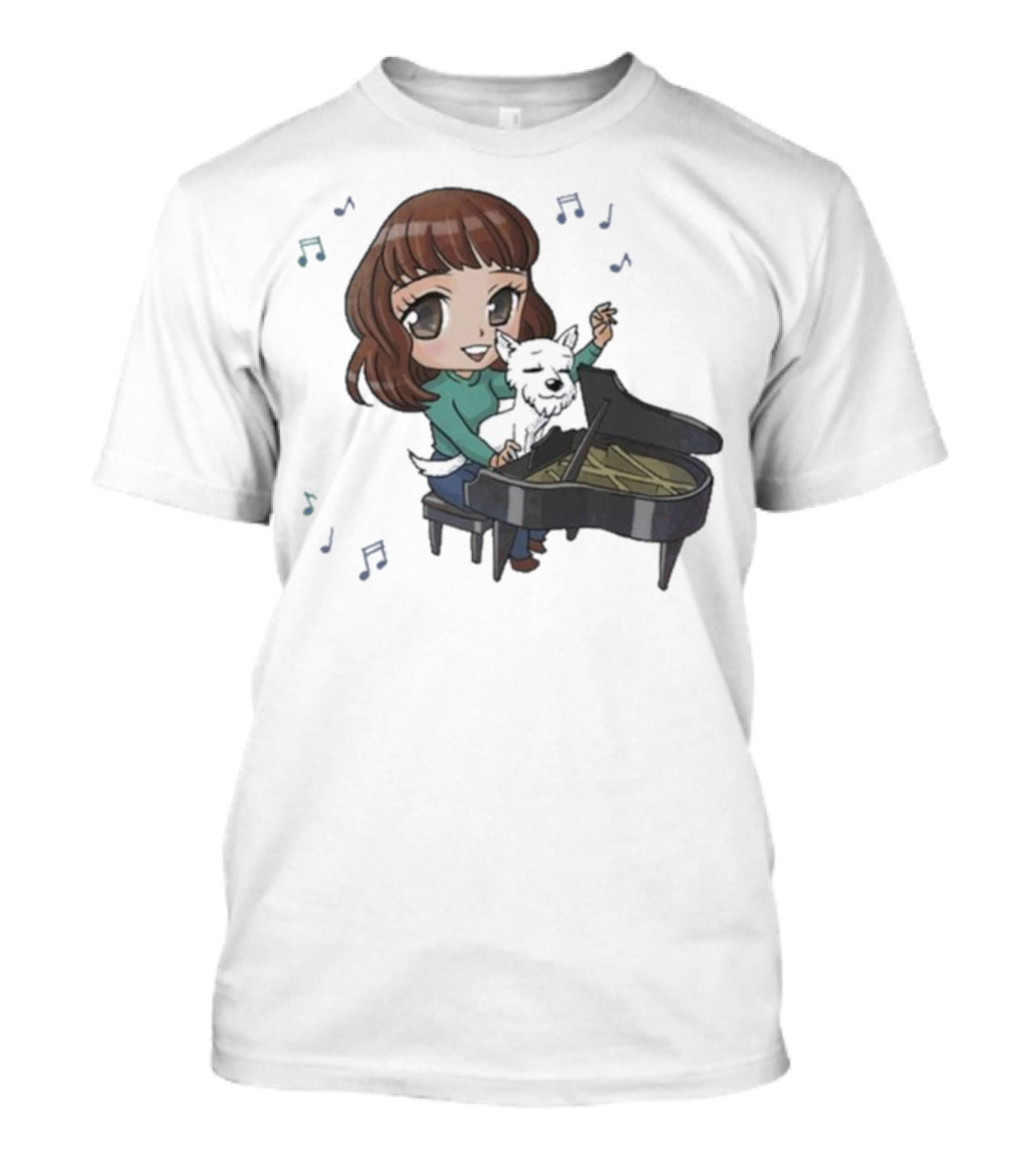 Mark Crilley Kara And Bradford Piano Playing Melody T-Shirt