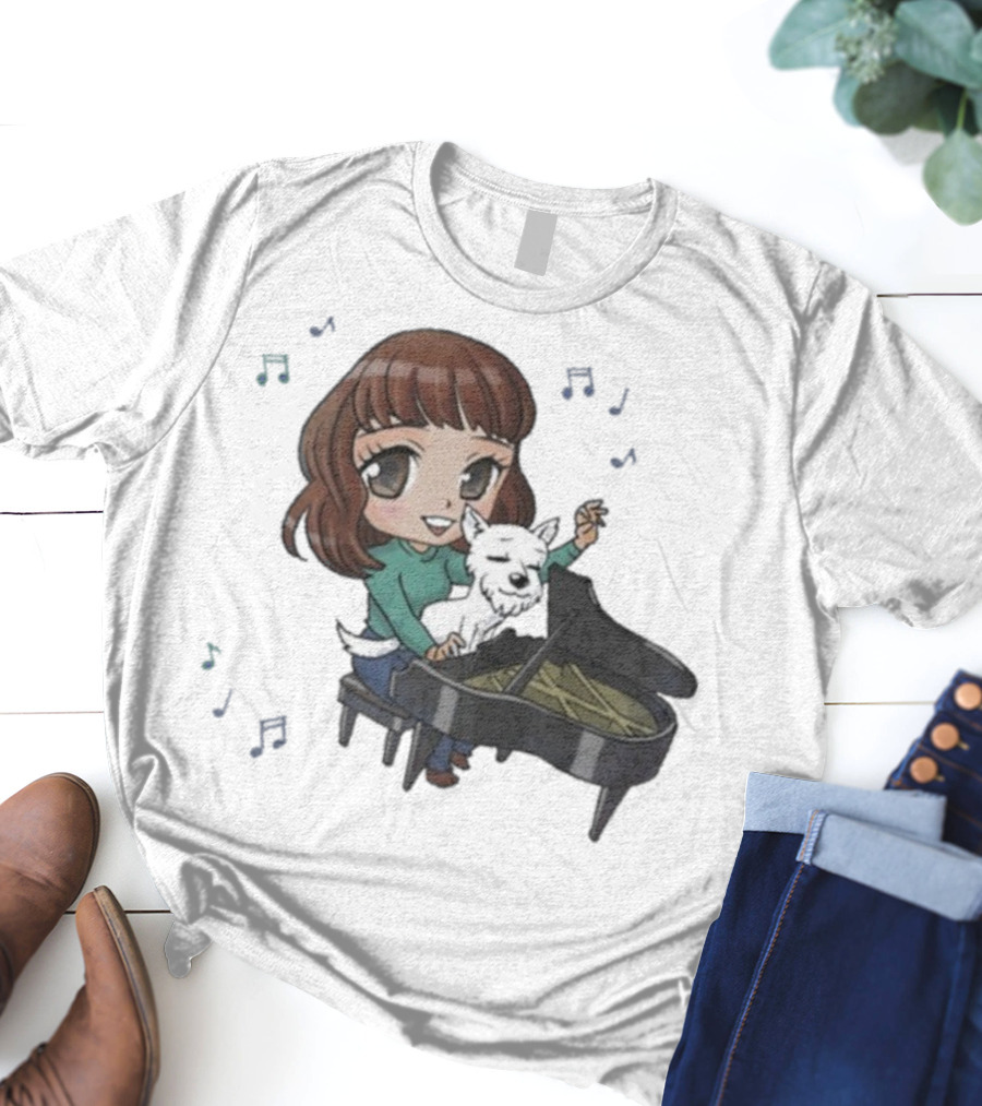 Mark Crilley Kara And Bradford Piano Playing Melody T-Shirt