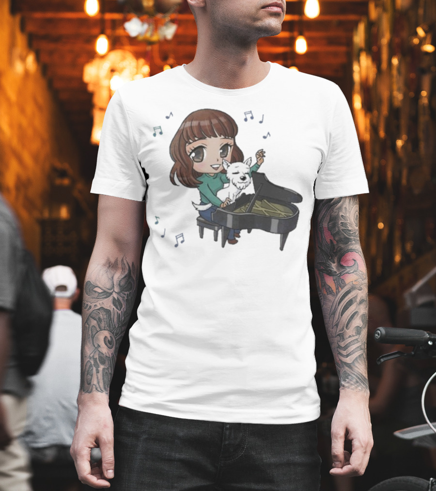 Mark Crilley Kara And Bradford Piano Playing Melody T-Shirt