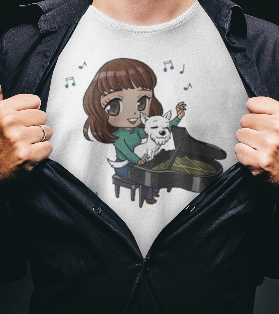 Mark Crilley Kara And Bradford Piano Playing Melody T-Shirt