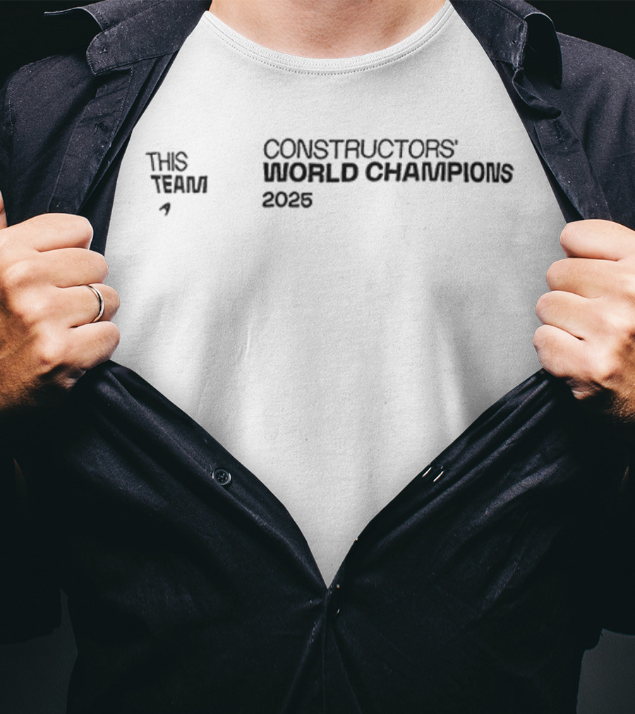 McLaren Formula 1 Constructors’ World Champions 2025 Team T-Shirt
