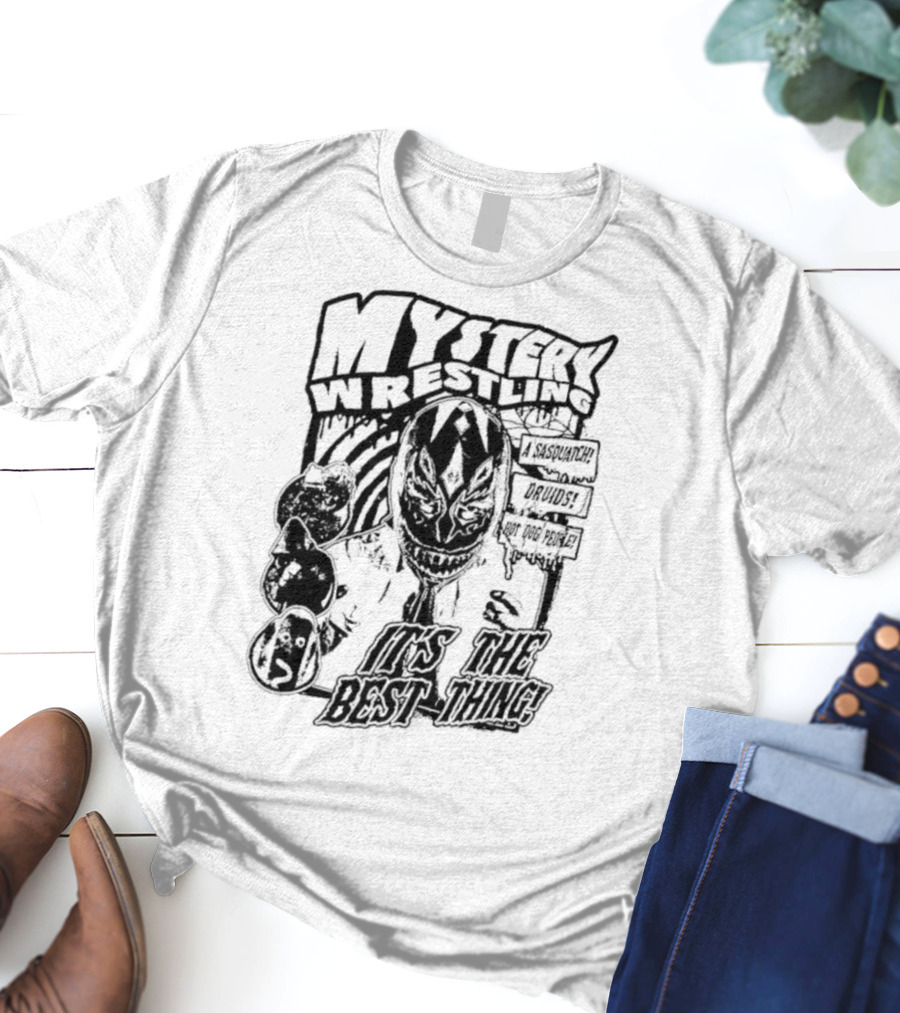 Mystery Wrestling It’s The Best Thing Masked Wrestler T-Shirt