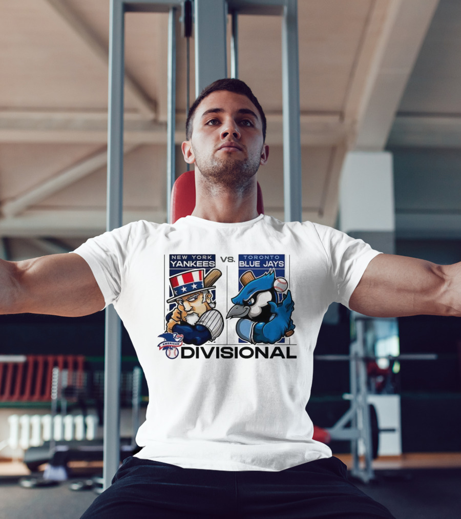 New York Yankees Vs Toronto Blue Jays American League Divisional 2025 T-Shirt
