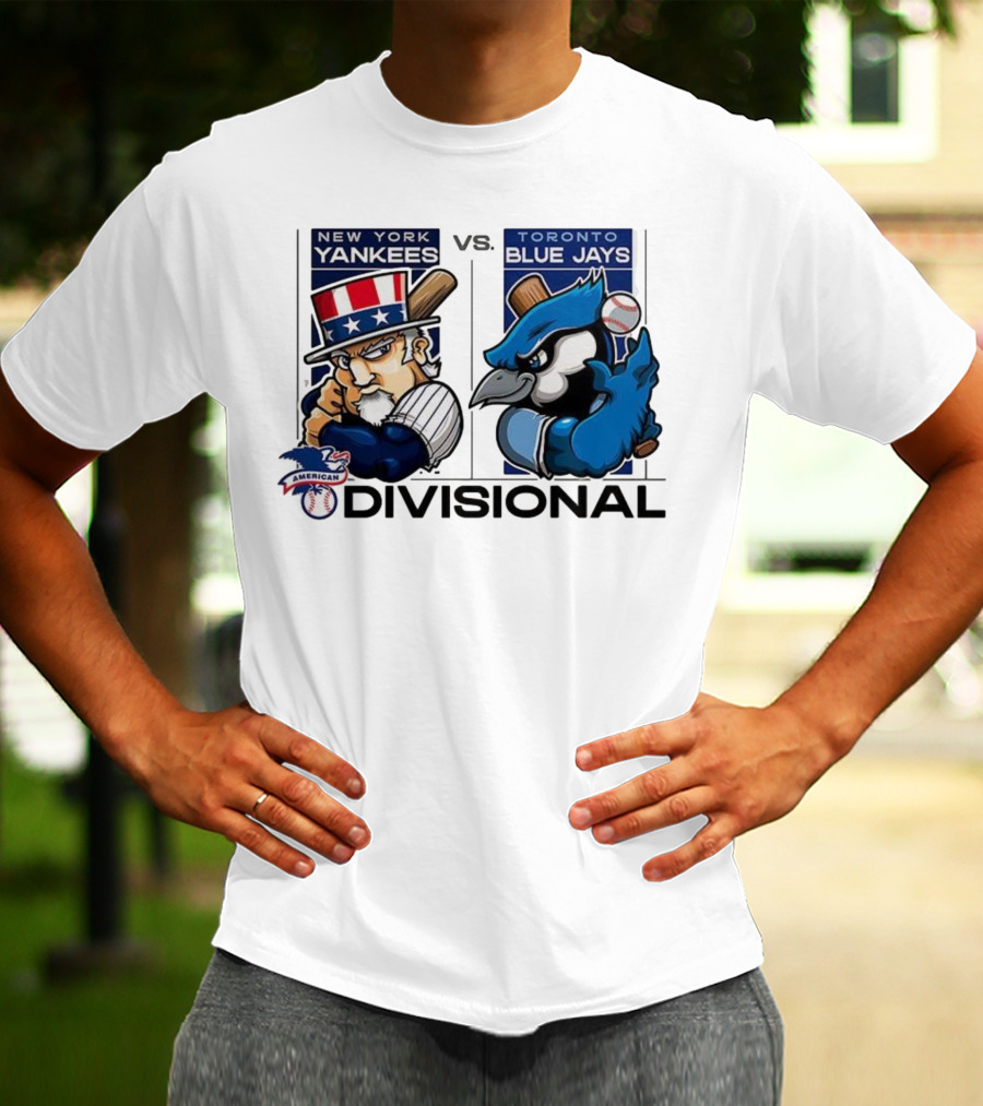 New York Yankees Vs Toronto Blue Jays American League Divisional 2025 T-Shirt