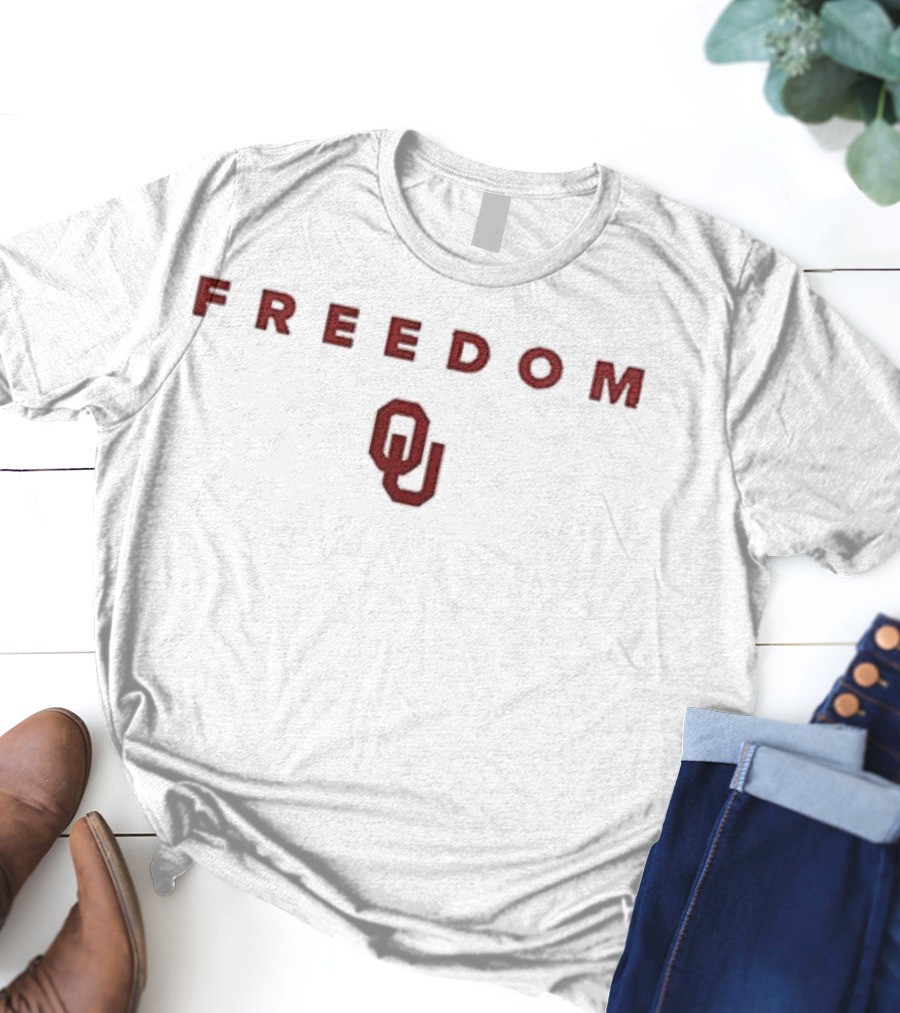 Freedom Oklahoma Sooners OU University T-Shirt