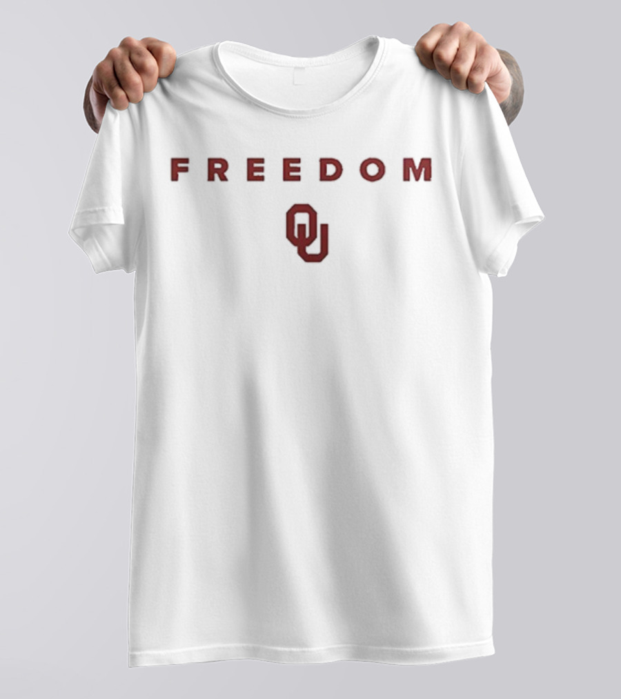 Freedom Oklahoma Sooners OU University T-Shirt
