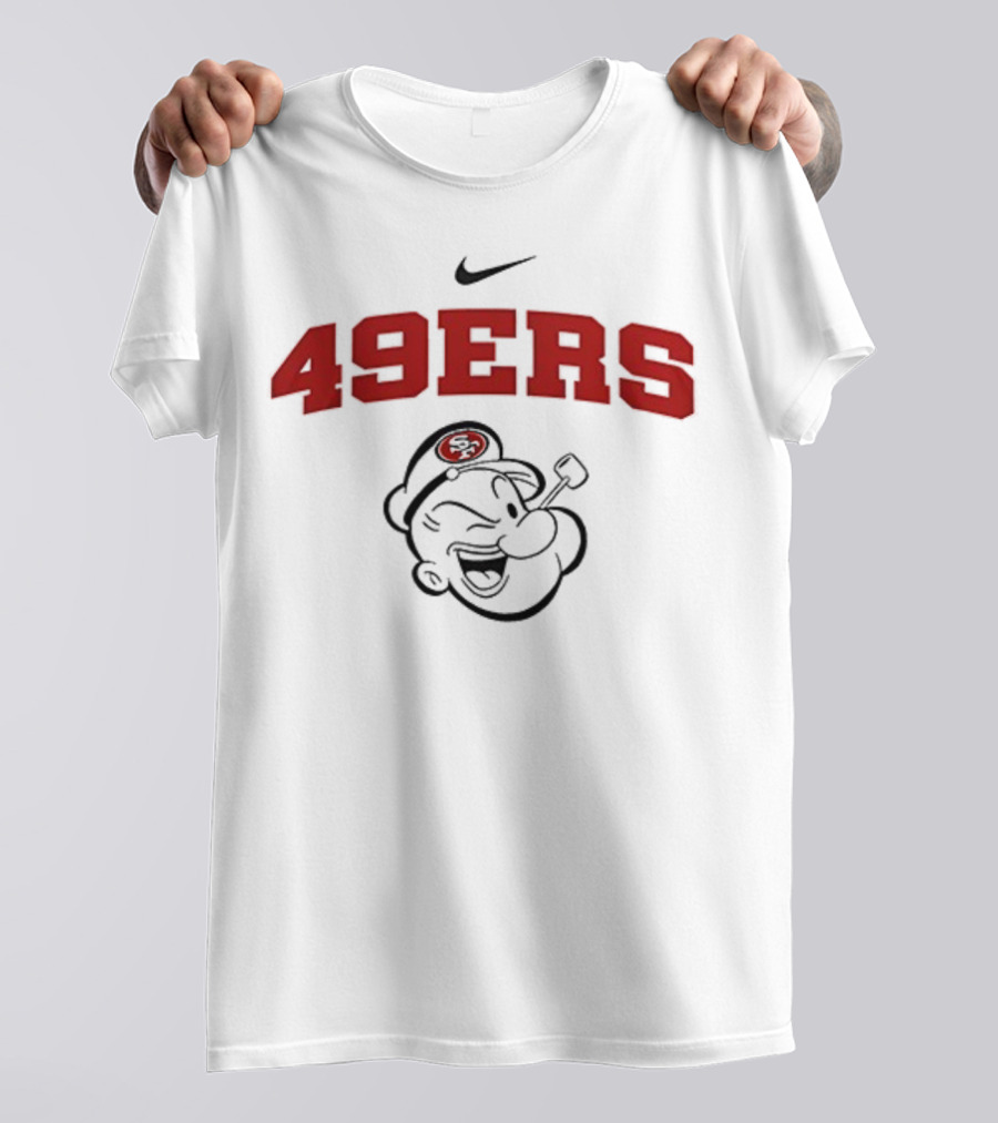 San Francisco 49ers Nike Popeye I Yam What I Yam T-Shirt