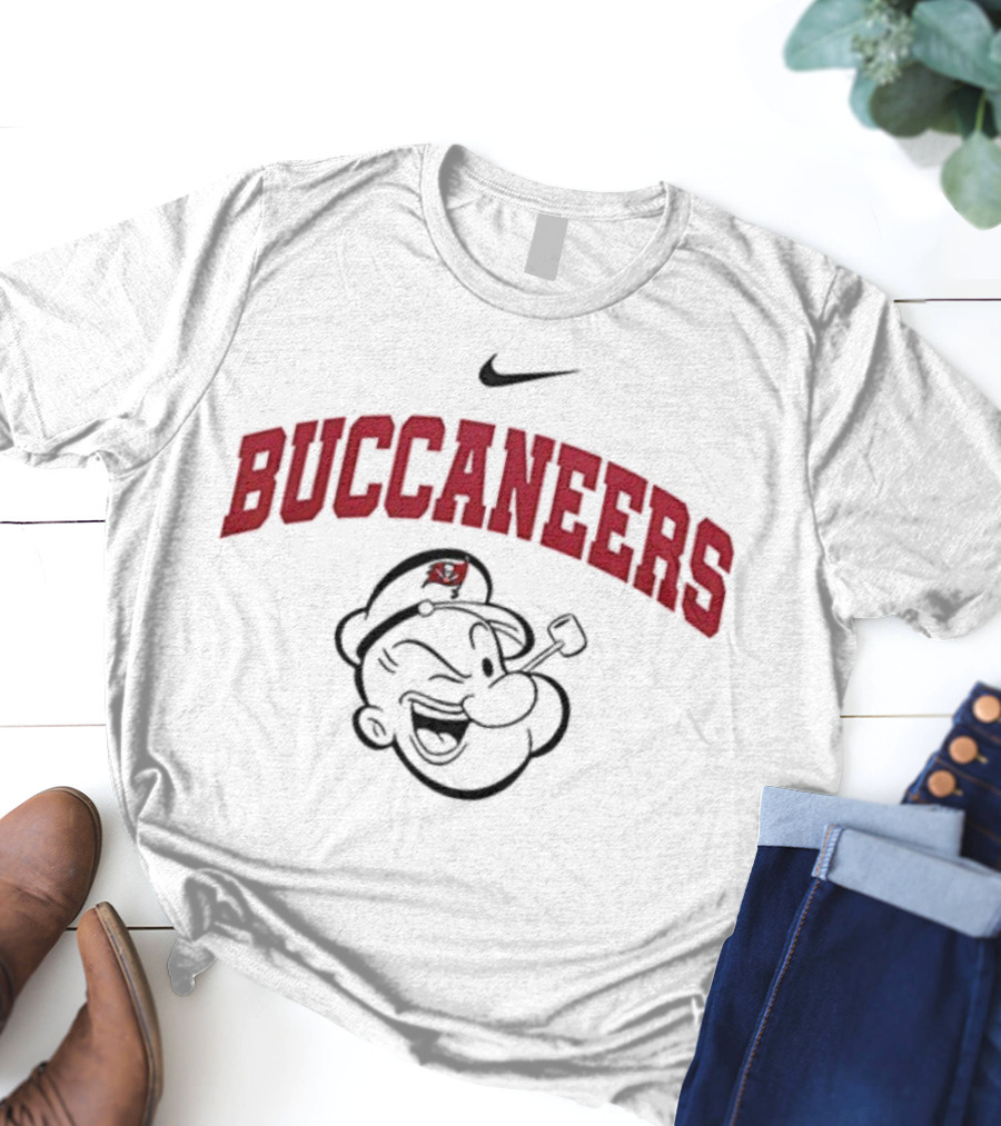 Tampa Bay Buccaneers Buccaneers Popeye I Yam What I Yam Nike T-Shirt