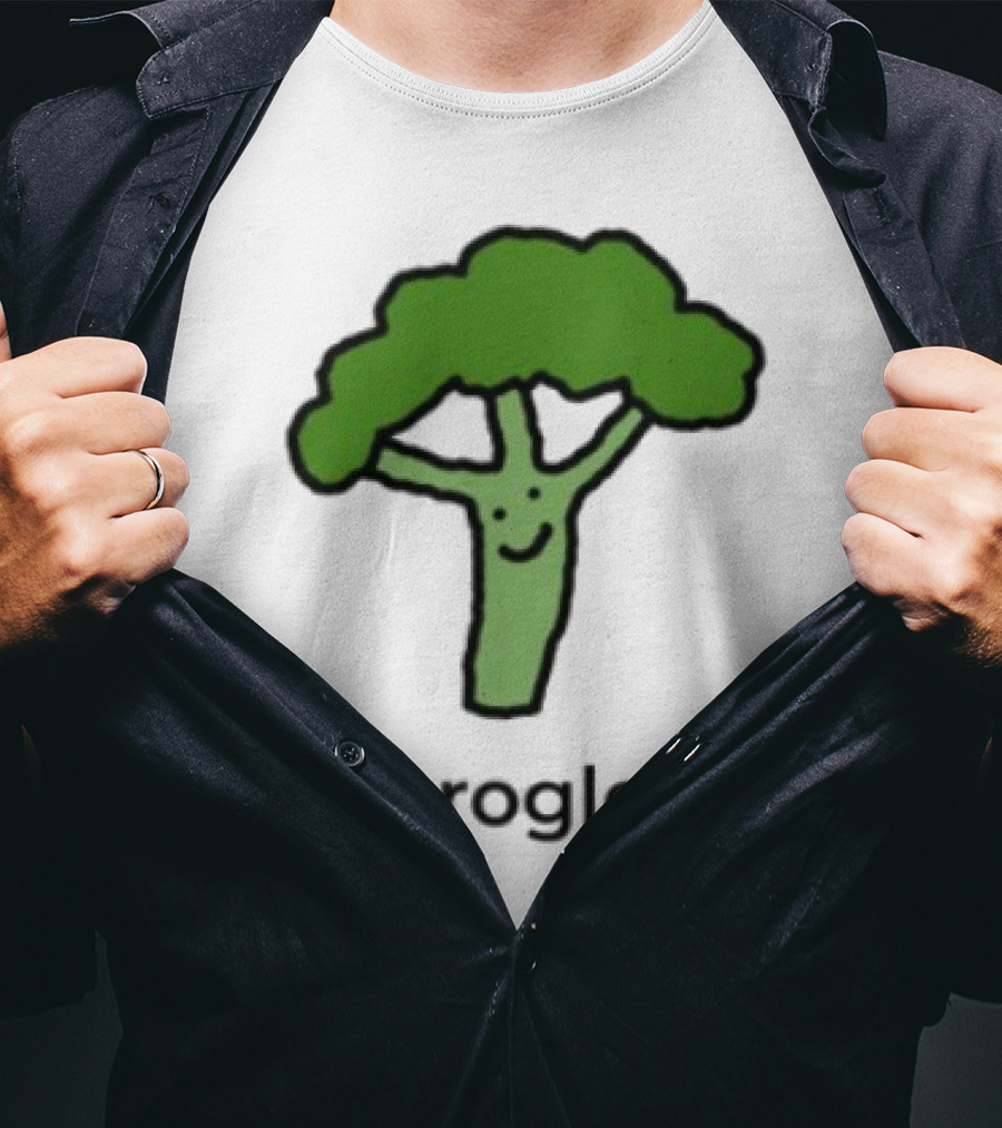 Dalesbits Brogle Happy Broccoli Pun T-Shirt