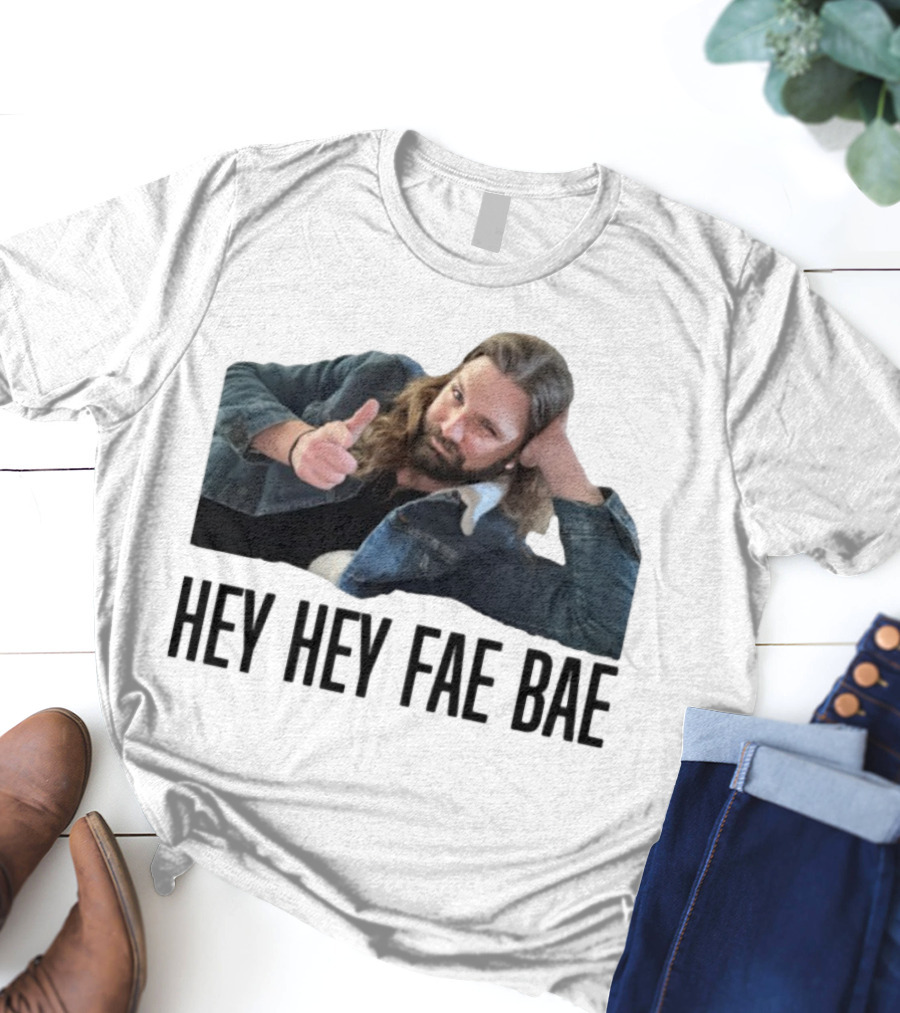 Hey Hey Fae Bae Denim Pose T-Shirt