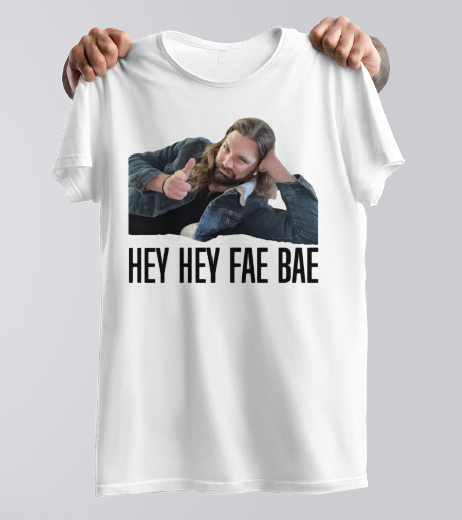 Hey Hey Fae Bae Denim Pose T-Shirt