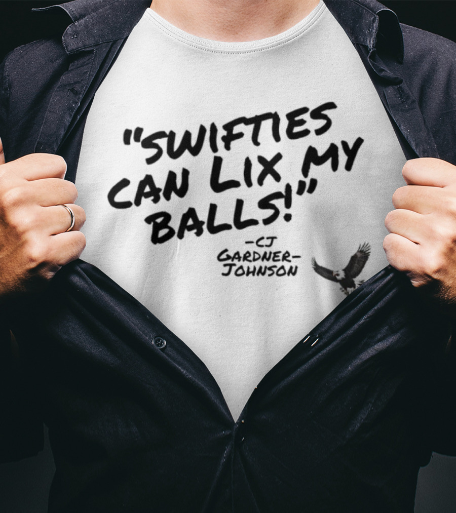 Swifties Can Lix My Balls With Colorful Butterfly T-Shirt