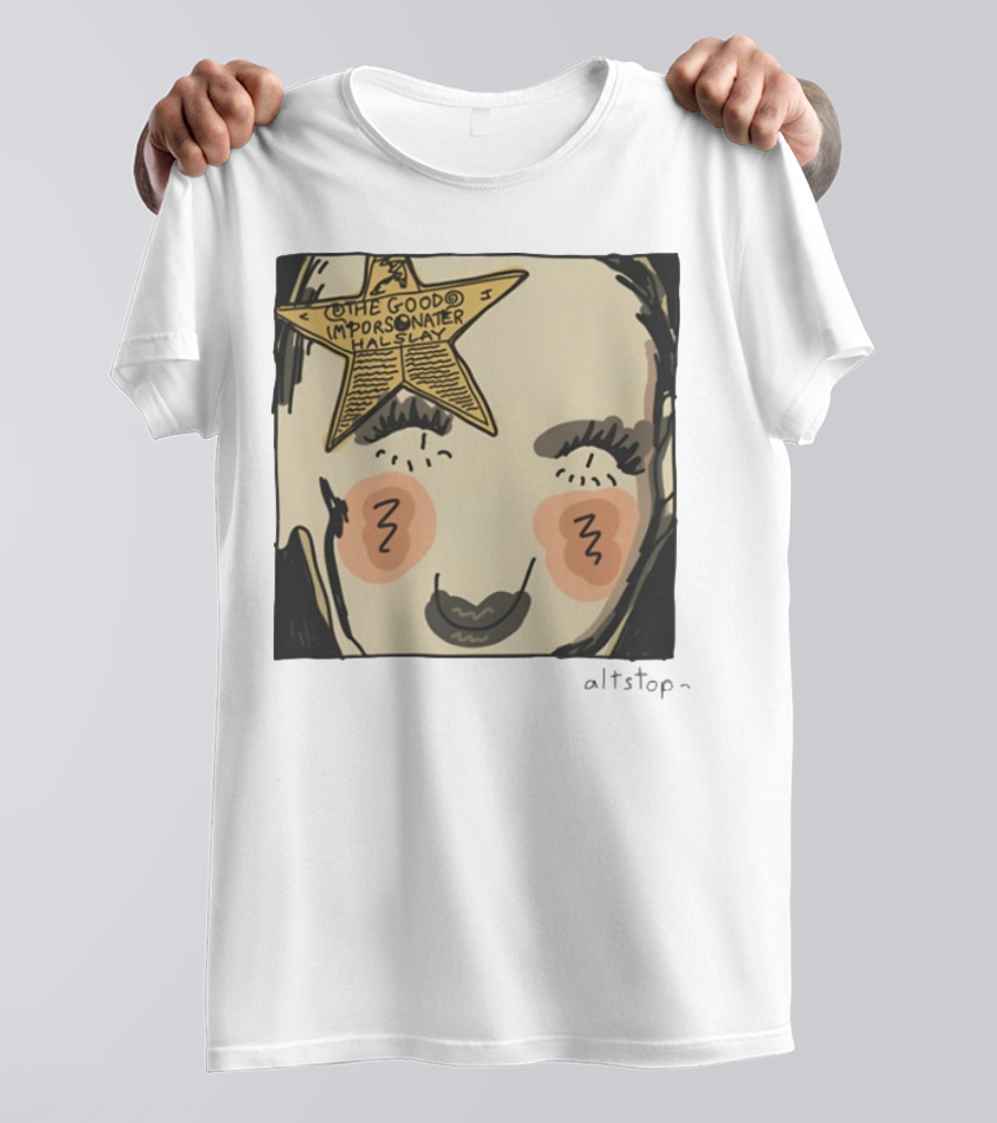 The Good Impersonator Halsey Altstop Star Face Sketch T-Shirt
