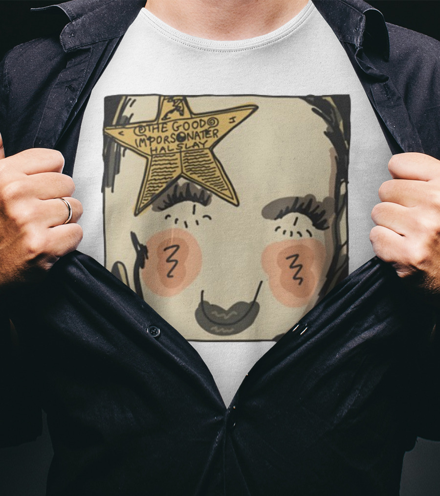 The Good Impersonator Halsey Altstop Star Face Sketch T-Shirt