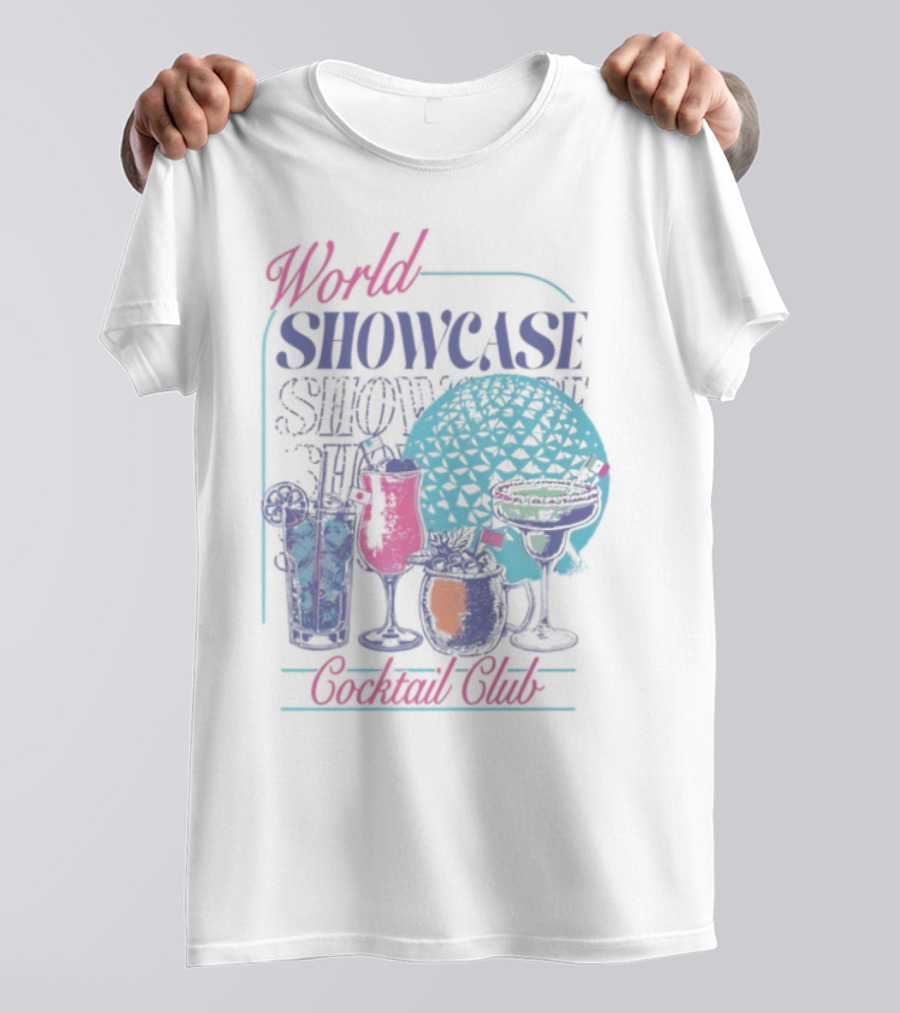 World Showcase Cocktail Club The Lost Bros T-Shirt