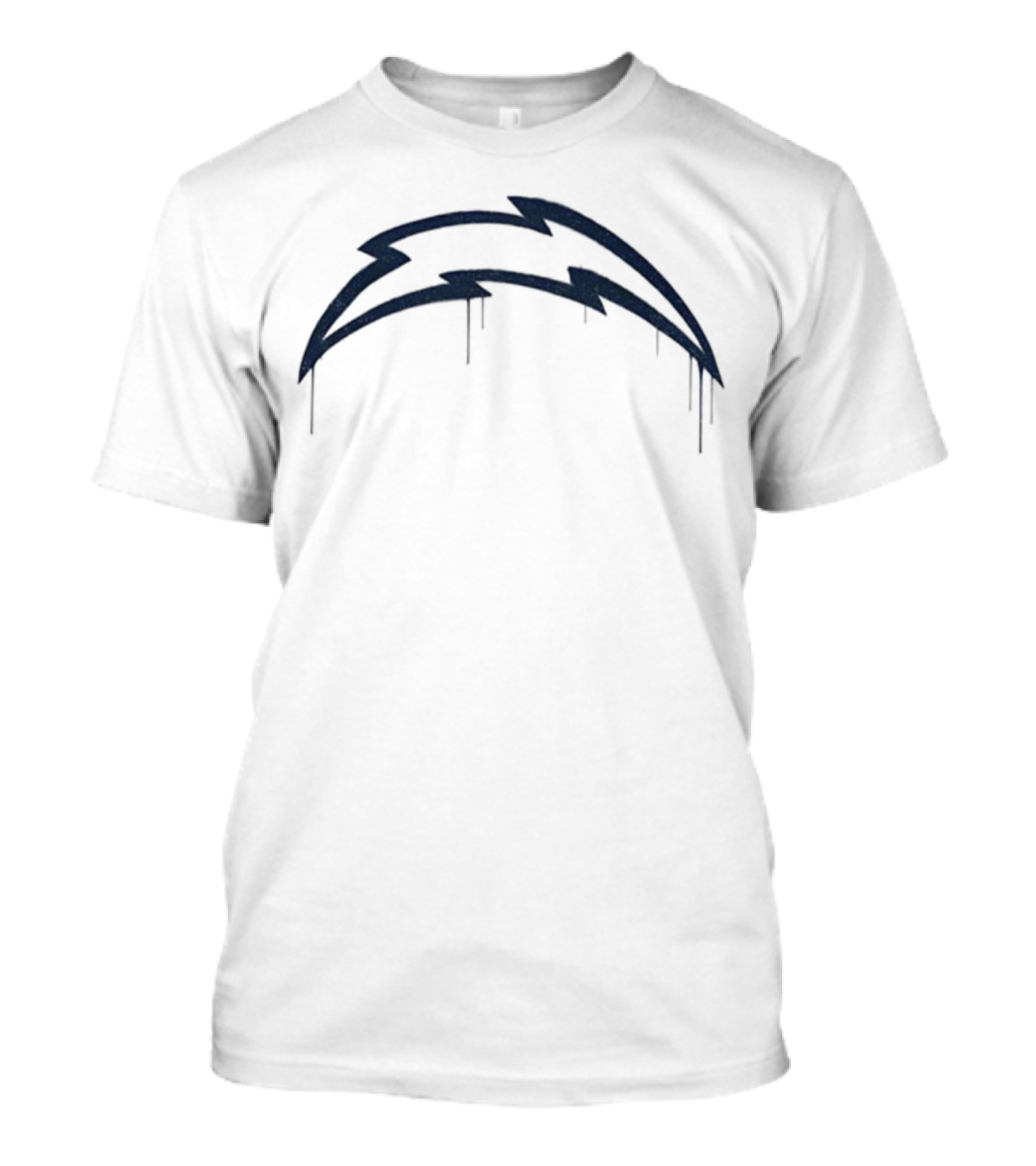 Bolt Dripz Los Angeles Chargers National Football League NFL 2025 T-Shirt