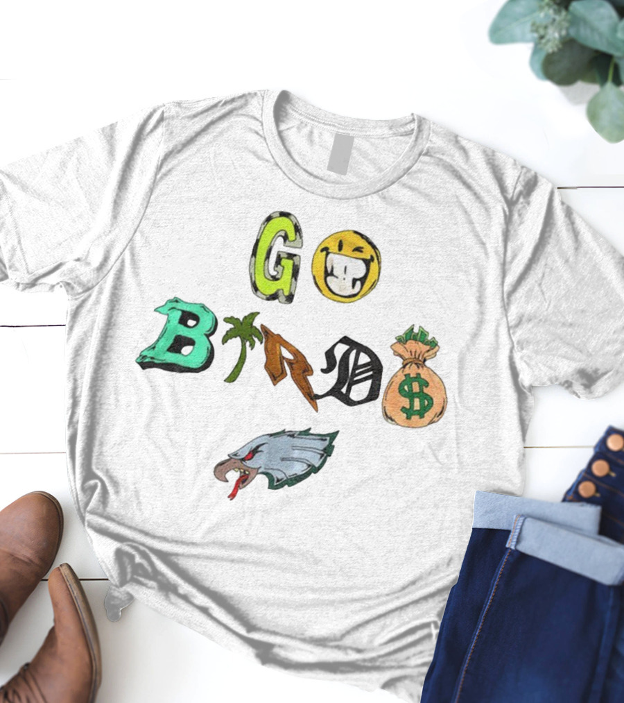 Philadelphia Eagles 2025 Go Birds NFL Football Fan Graphic T-Shirt