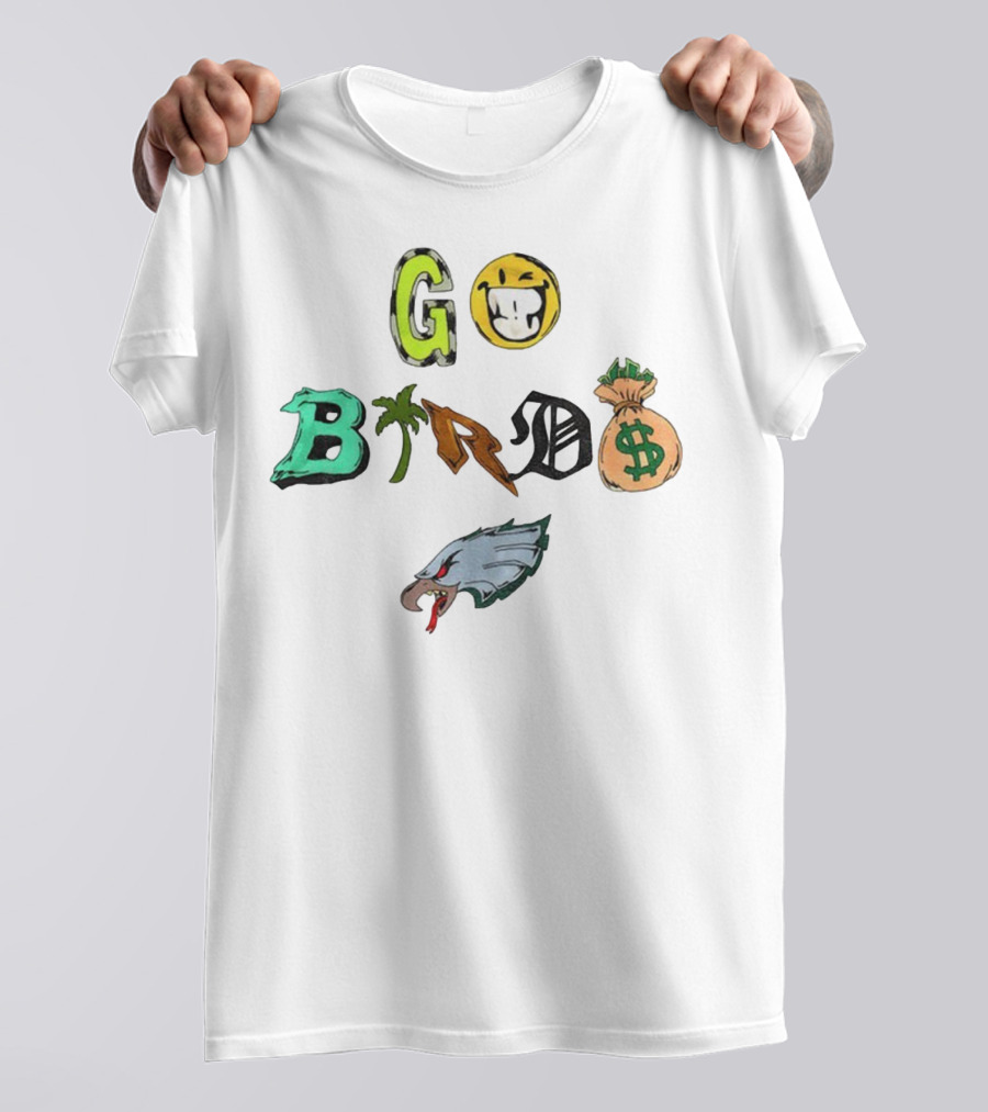 Philadelphia Eagles 2025 Go Birds NFL Football Fan Graphic T-Shirt