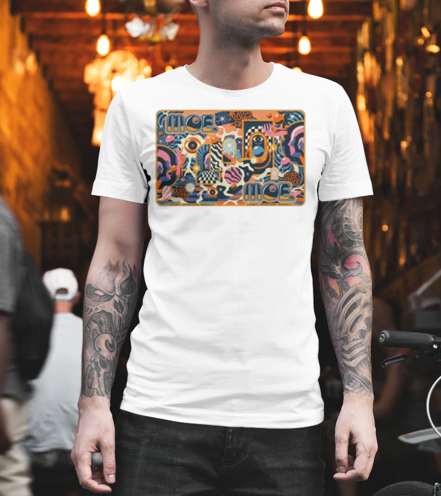 Moe. October 9-10 2025 Brooklyn Bowl NY Psychedelic Abstract Art T-Shirt