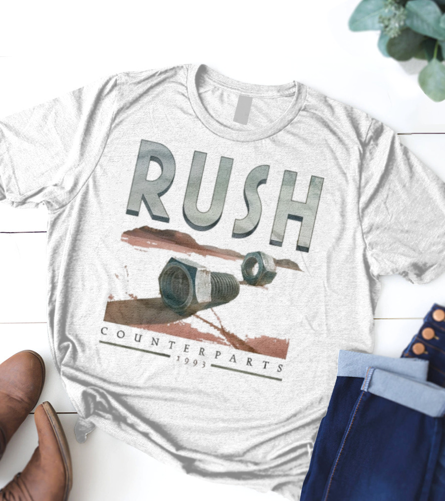 Rush Counterparts 1993 Desert Album Art T-Shirt