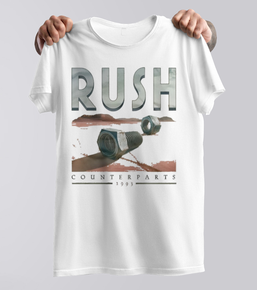 Rush Counterparts 1993 Desert Album Art T-Shirt