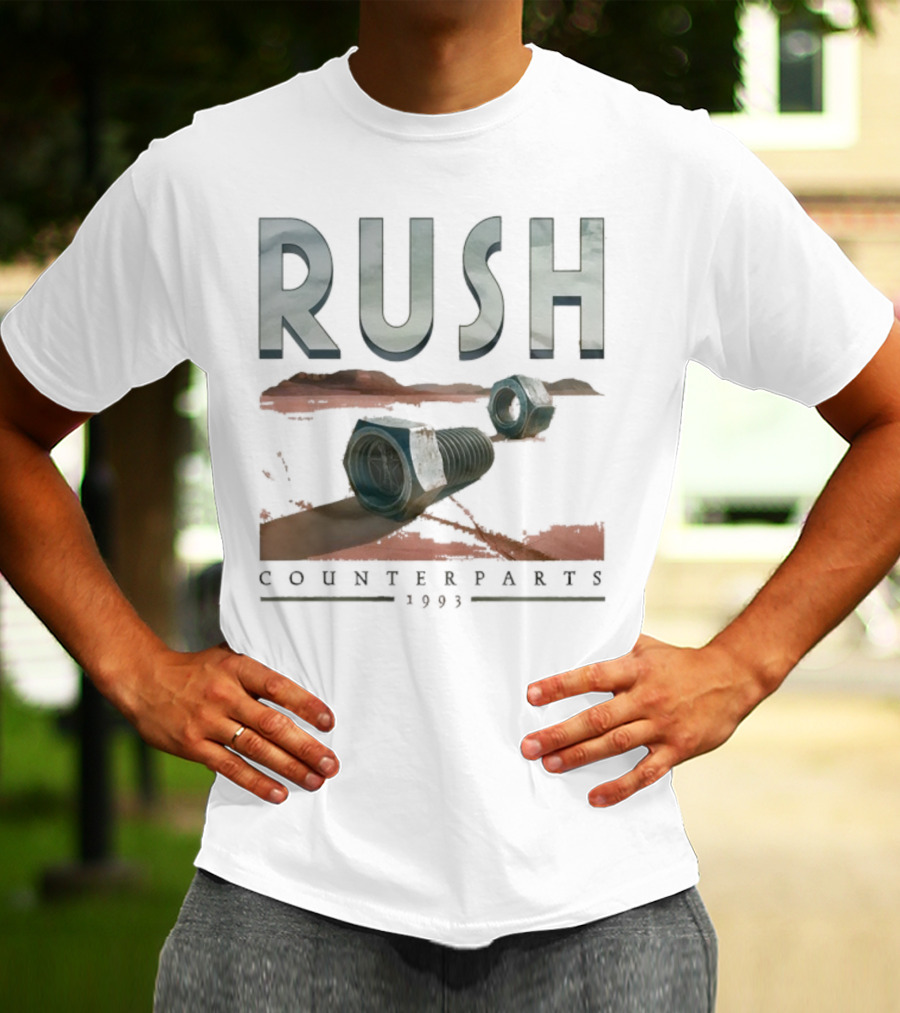 Rush Counterparts 1993 Desert Album Art T-Shirt