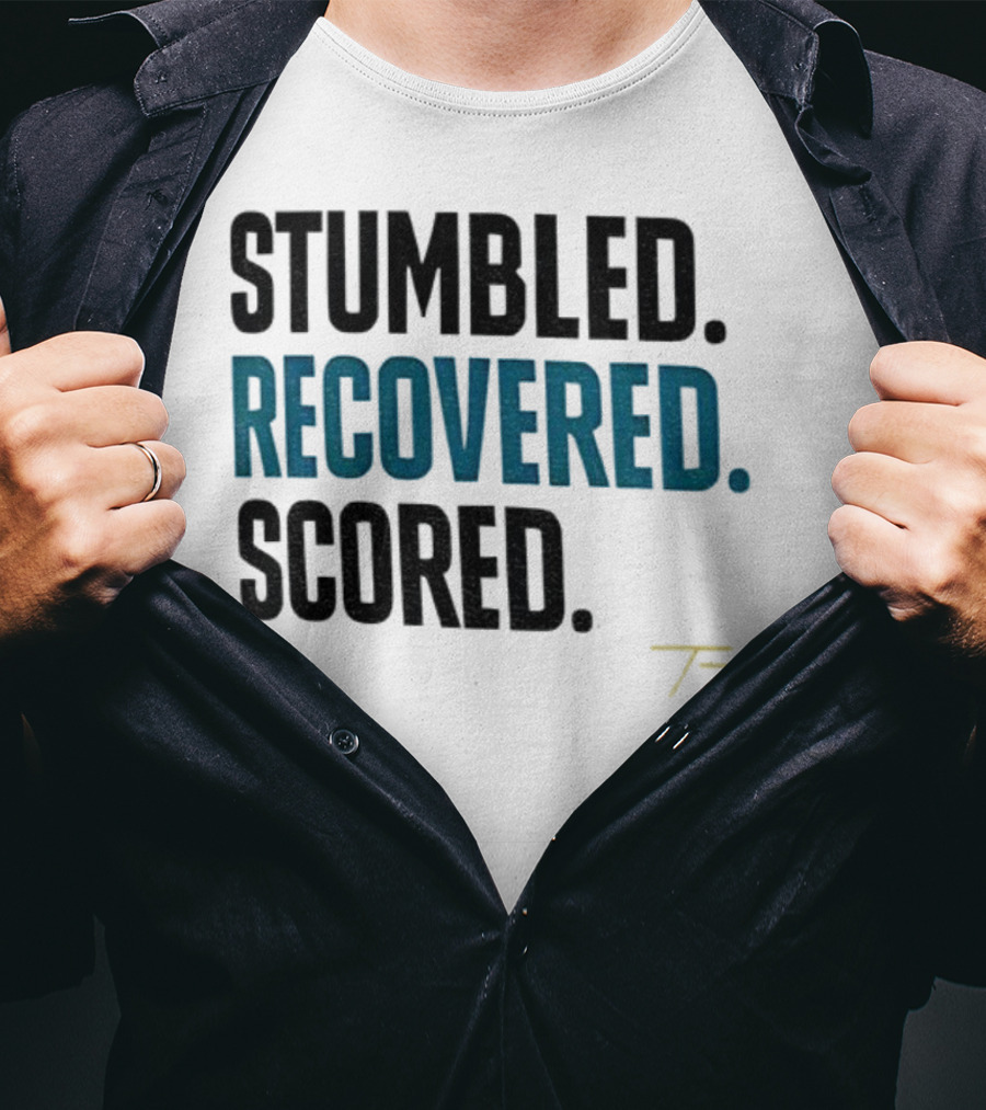 Trevor Lawrence Stumbled Recovered Scored TK Jacksonville Jaguars T-Shirt