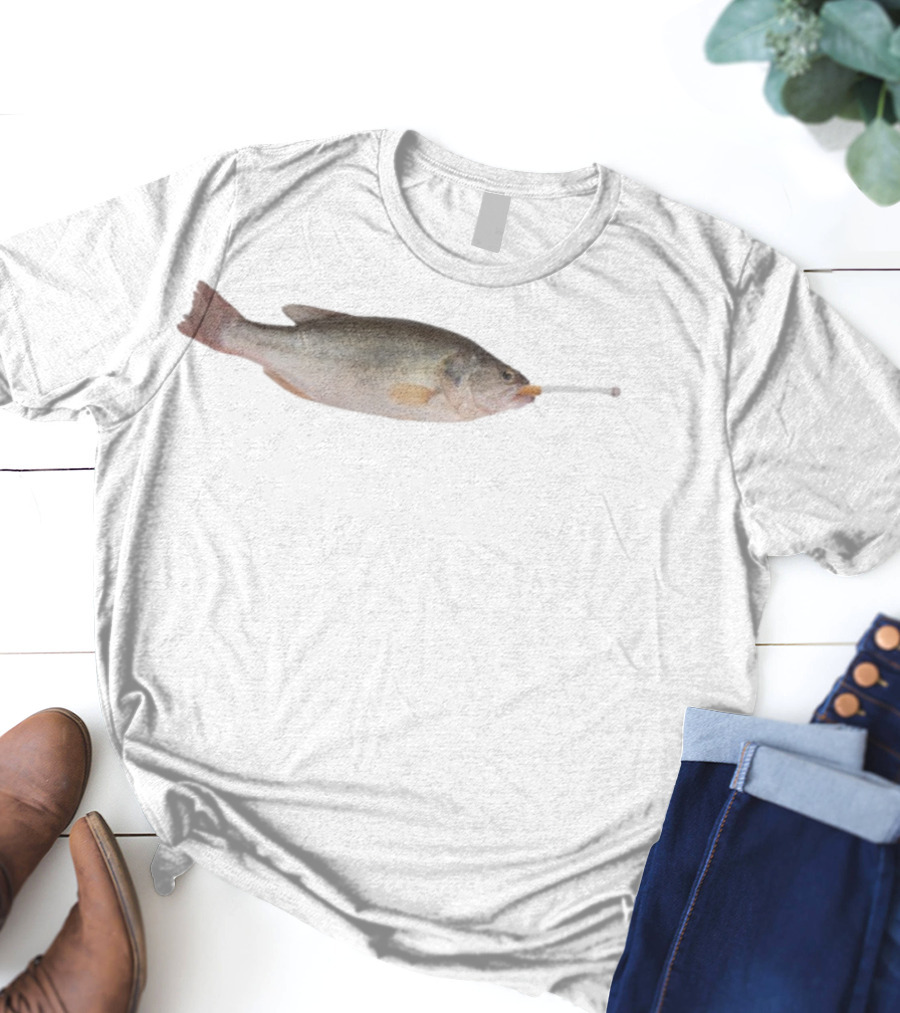 Worst Dope Ass Fish Smoking Joke T-Shirt
