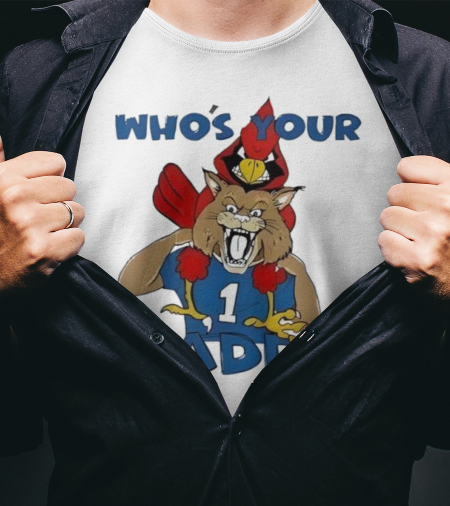 Kentucky Wildcats Louisville Cardinals Who's Your Daddy Mascot Rivalry T-Shirt