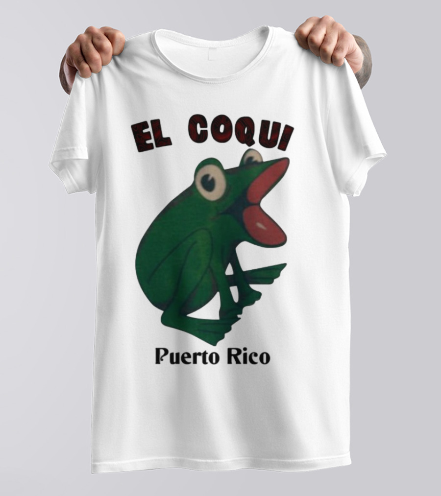 El Coqui Frog Puerto Rico Cultural Icon T-Shirt