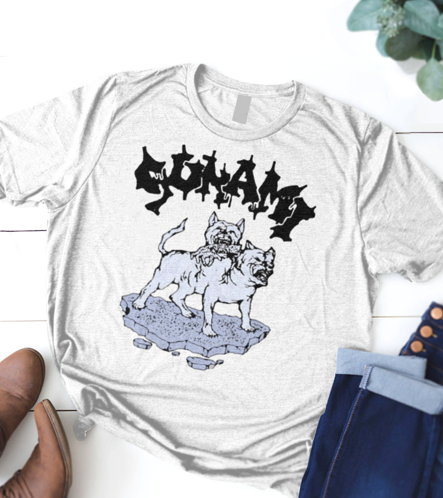 Sunami Dogs Insane Two-Headed Canine Rugged Terrain T-Shirt