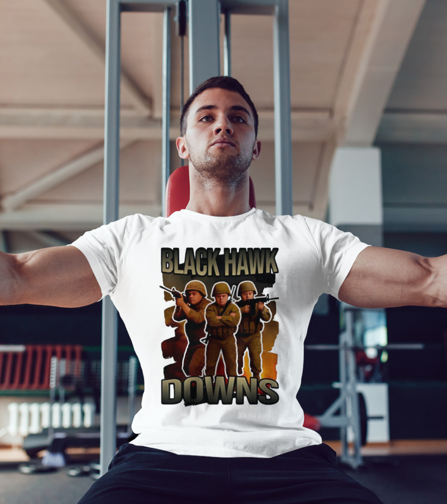 Black Hawk Downs Movie Parody Soldiers T-Shirt