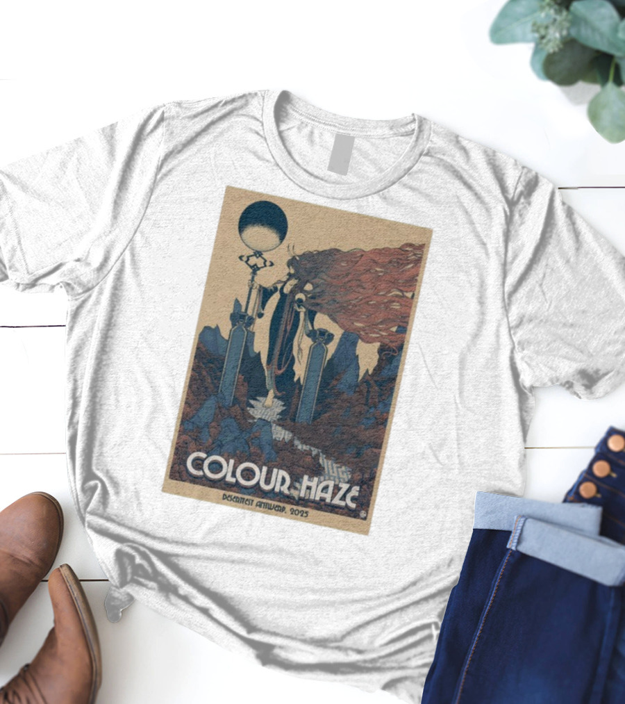 Colour Haze Desertfest Antwerp 2025 Psychedelic Rock Art 10 18 2025 T-Shirt