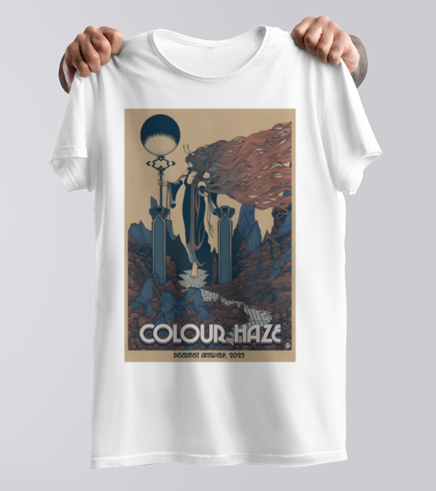 Colour Haze Desertfest Antwerp 2025 Psychedelic Rock Art 10 18 2025 T-Shirt