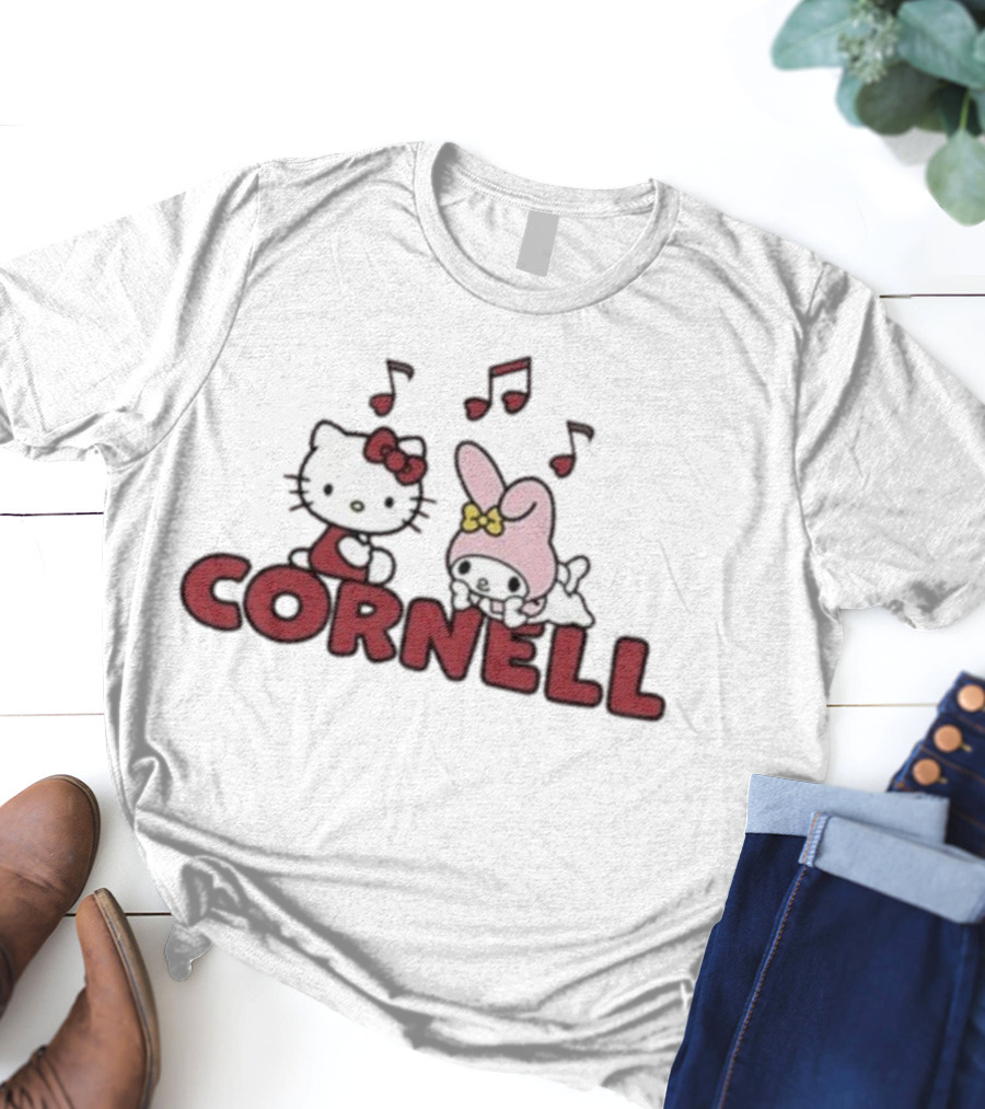 Cornell University Hello Kitty My Melody Musical Collaboration T-Shirt