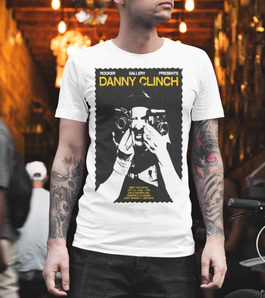 Danny Clinch Meet The Artist Event October 12 2025 Sheffield Alabama 319 N Raleigh Ave Light Brunch And Libations T-Shirt