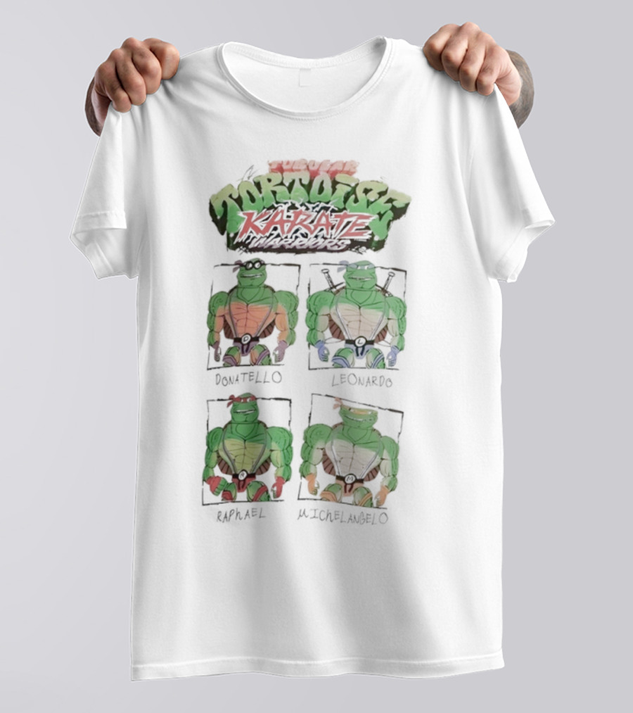 Super Tortoise Karate Donatello Leonardo Raphael Michelangelo T-Shirt