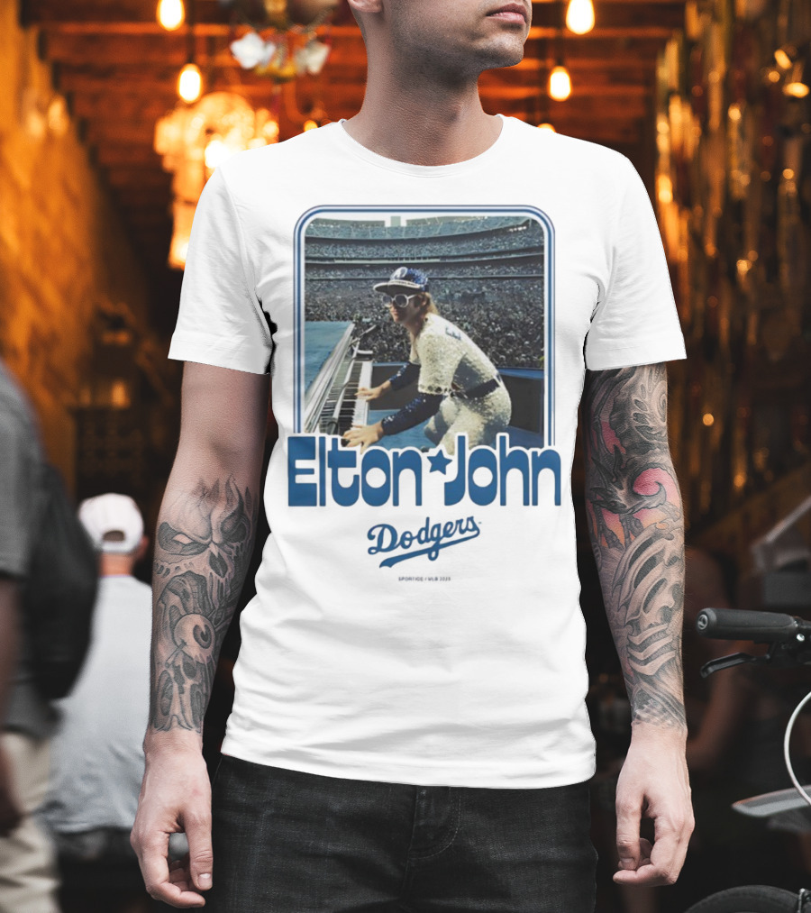 Elton John Dodgers Stadium Concert Los Angeles T-Shirt
